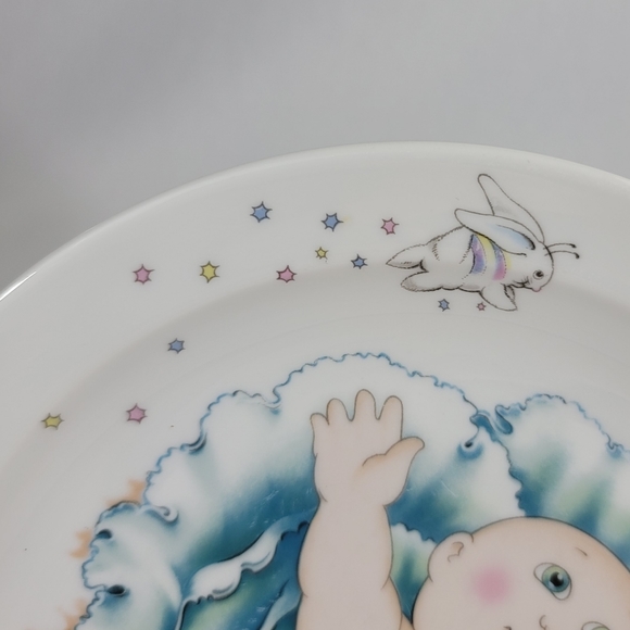 Vtg Royal Worcester Cabbage Patch Kids 3 Piece Porcelain Set - Plate Bowl Cup - Picture 5 of 16